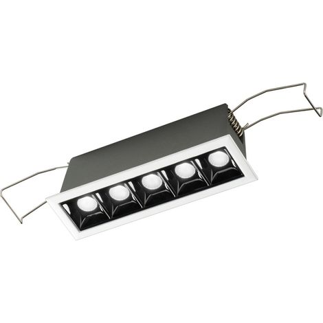Gea led gfa1120c led 3000k 800lm blanc aluminium encastré spot moderne intégré led