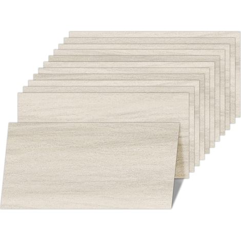 Dalle PVC Adhesive Sol - 61 cm x 30,5 cm - Carrelage Auto-Adhesif Sol Vinyle Motif de Pierre - Boite de 12 Dalles - En paquet de 2,23 m² (1/5)