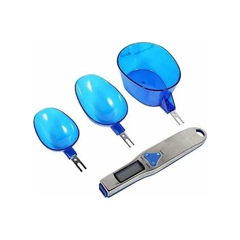 Filiyano-Ensemble de cuillères doseuses électroniques numériques précises, 500/0,1 g, avec balance de cuisine intégrée. (1/5)