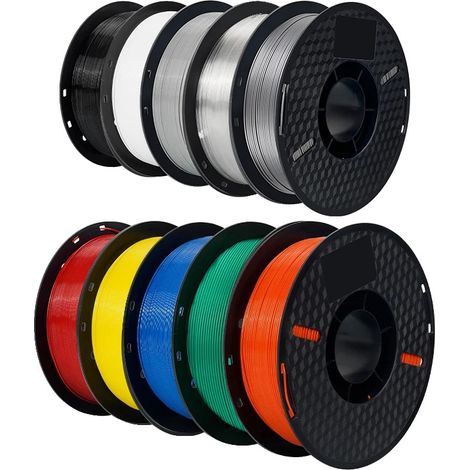 Filamento PLA per stampanti 3D, diametro 1,75 mm, rotolo da 1 kg, PETG Mic A da 10 kg (1/2)