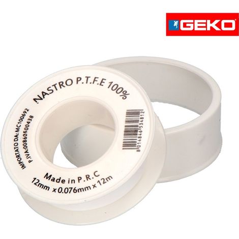 Nastro in teflon 12 mm x 12 m 76 micron