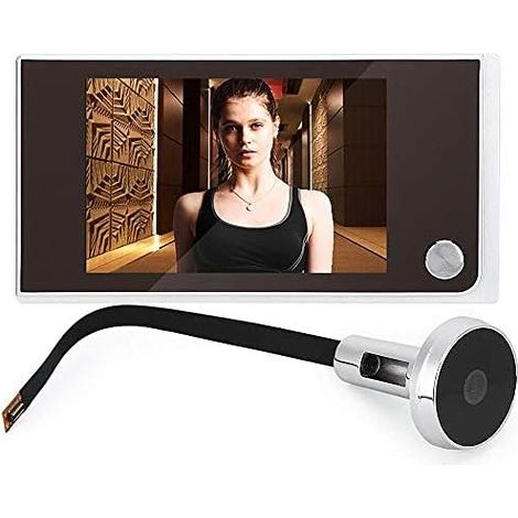 Caméra de Surveillance Électronique 3.5"Digital LCD 120 Degrés Peephole Viewer Photo Surveillance Visuelle Caméra de Surveillance Système de Surveillance de la Sécurité à la Maison (1/5)