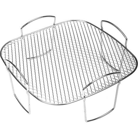 Grill Multi-Couche - Grille En Acier Inoxydable 304 - Pour Friteuse À Air Carrée - Rack Déshydrateur Empilable - Lot De 3 (1/5)