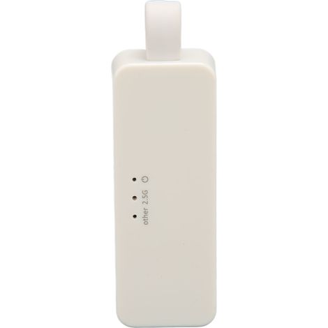 Adaptateur USB vers RJ45 2500M Plug and Play Portable Largement Compatible avec Ordinateurs portables et Tablettes Type C Blanc (1/5)