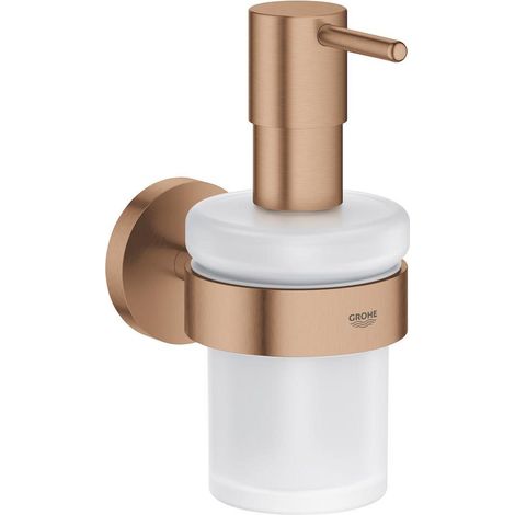 GROHE Distributeur de savon avec support - Warm Sunset brossé - 41195DL1 (1/5)
