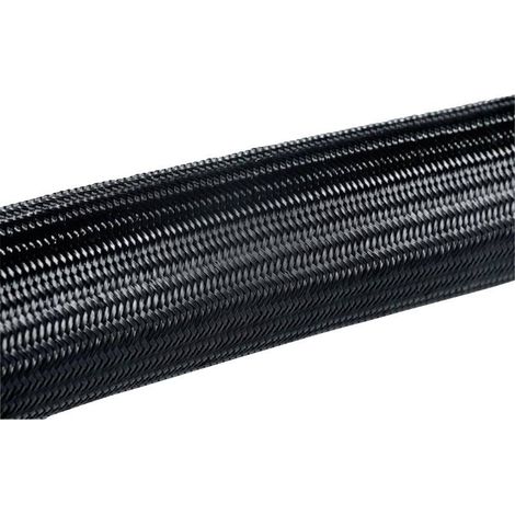 HellermannTyton HEGPA6612 gaine tressée noire flexible (1/3)