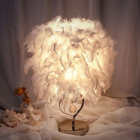 KLVGTIFS PU - Lampe de bureau cadeau d'anniversaire avec lampe de chevet LED E27 avec lampe de chevet et boutons de commande L020 (1/2)