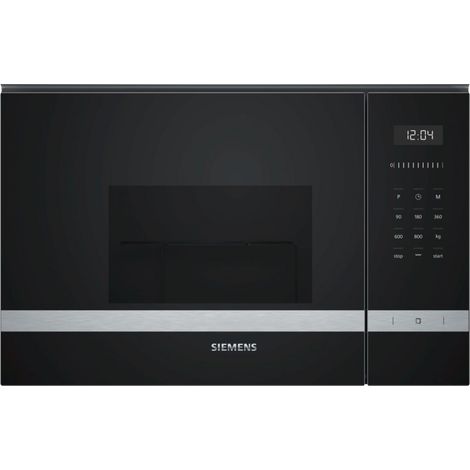 Microondas Integrable con Grill Siemens AG 2500047132 20 L 1270W 800 W Negro/Plateado 20 L 4242003805640 S0416570 Siemens AG (1/4)
