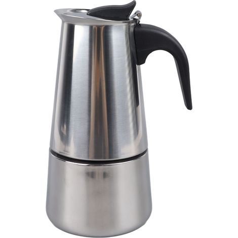 300-ml-Mokakanne aus Edelstahl, tragbar und leicht zu reinigen, ideal für Kaffee beim Camping oder im Büro. (1/5)