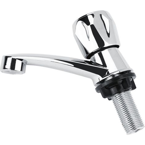 Einzelner Kaltwasserhahn aus ABS für Badezimmer- oder Küchenwaschbecken, Zubehör mit G1/2 Diamantanschluss, kompakter Wasserhahn. (1/5)