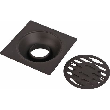 Drain de sol en acier inoxydable épais, robuste, pour salle de bain, douche, désodorisant, déchets (1/5)