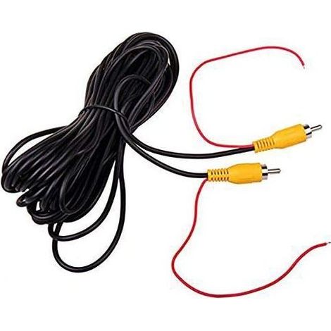 10M 32FT vidéo cable rallonge rca jack câble prise phono connecteur plug pour recul voiture fil de détection rouge (1/2)