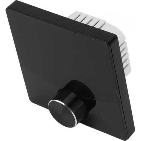 Intelligenter Thermostat mit digitalem Farb-Touchscreen für Fußbodenheizung, Dampfbad, Zuhause, schwarz (1/5)
