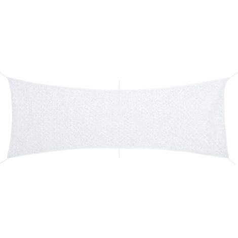 vidaXL Filet de camouflage avec sac de rangement 519x142 cm blanc