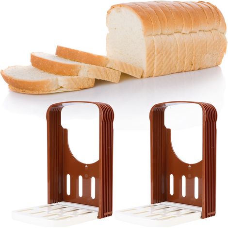 Verstellbarer Brotschneider, Toastschneider, Bagelschneider, Schneidehilfen, Küchenbackzubehör (1/5)