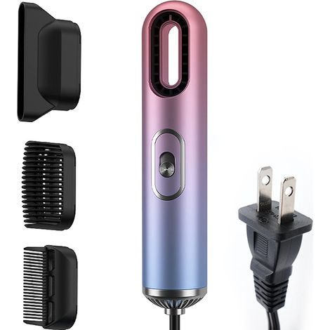 Sèche-cheveux ionique 3 en 1, peigne à air chaud et froid, brosse lissante et volumisante. (1/5)