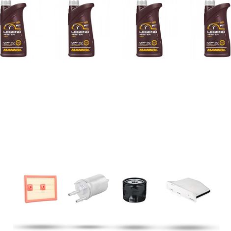 Kit tagliando 4 FILTRI e 4L OLIO compatibile con VW Scirocco III (1K8) 1.4 TSI 92kw Dal 2013 (1/5)