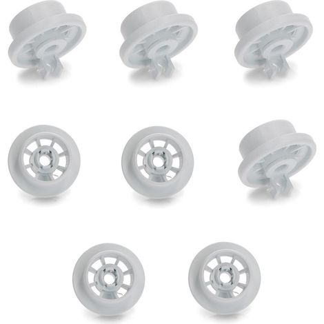 8 PZ RUOTE RUOTA CESTELLO LAVASTOVIGLIE BOSCH 00165314, 165314, 170838,
