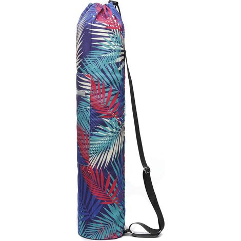 Tophances Yoga Mat Storage Bag with Reflective Storage Pockets and Full Zipper, Multicolor 02, 29.5  6.3 inches (1/5)