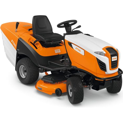 Trattorino a scoppio STIHL RT5112Z 635cc taglio 110cm cesto 350Lt trazionato