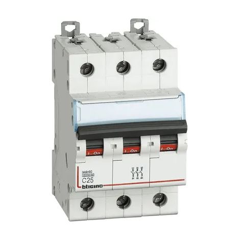BTICINO FN83C25 - BTIDIN60 - Magnetot 3P curva C 25A 6KA
