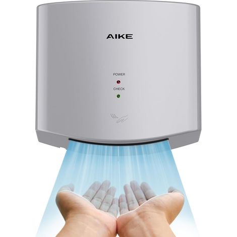 Air Wiper Sèche-Mains Compact, Séchage Rapide, Pour Sanitaires Publics  1400W 220V, Faible Consommation, Sans Papier Ni Contact, Prêt À L'emploi, Faible Bruit, Matériau ABS, AK2630S (1/5)