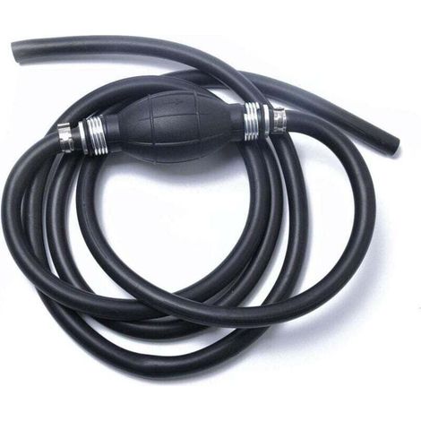 Tuyau Gaz Carburant Pompe.Poire amorçage carburant Auto Bateau.Universelle Pompe à Essence de Carburant de Tuyau d'Aspiration Siphon de pompe à Eau/essence avec pompe de transfert de carburant(8mm) (1/4)