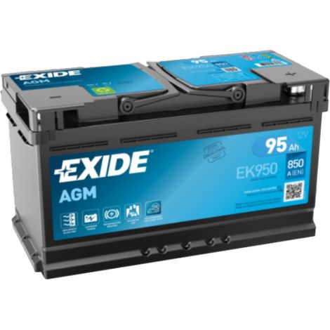 Batería de coche Tudor 95Ah EK950 Exide AGM (1/2)