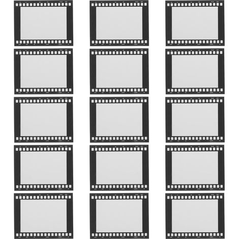 Lot de 15 cadres photo vintage en papier, style pellicule, montage (1/5)