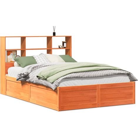 Maison Exclusive - Giroletto senza Materasso Marrone Cera 150x200 cm Legno di Pino