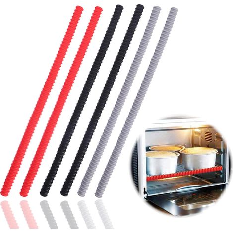 6 Pièces Protection Grille Four Silicone Résistant Chaleur 230°C Accessoire Cuisine Anti-Brûlure Pour Four Et Grille-Pain