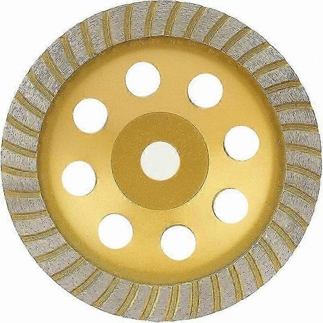 Disque de ponçage diamanté de 125 mm pour le ponçage du béton, du granit et de la pierre. (1/5)