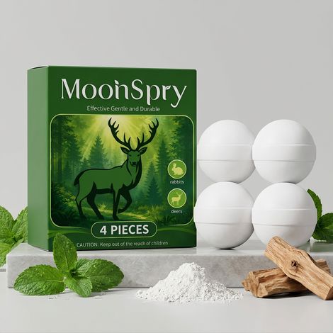 Hirschabwehrtabletten für Haus, Terrasse und Garten vertreibt Hirsche und Kaninchen durch ihren Geruch und verhindert so das Anknabbern von Blumen und Pflanzen tragbare Abwehrtabletten – 4 Stück -- DE (1/5)