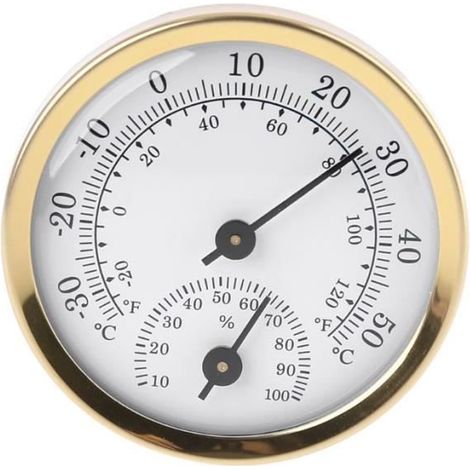 Thermomètre analogique intérieur Hygromètre Humidité Température Température 58mm Ménage (1/4)