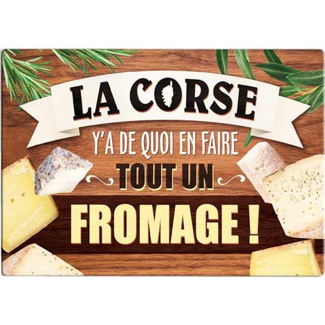 Dessous de plat en verre Corse tout un fromage (1/2)