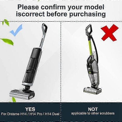 Brosse rotative, filtre HEPA pour aspirateur eau et poussière H14 / H14 Pro / H14 Dual - Pièce de rechange - Édition 0621 (1/4)