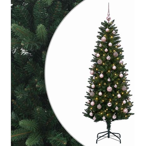 Artificial Christmas Tree with Bauble 120 cm 150 LEDs vidaXL
