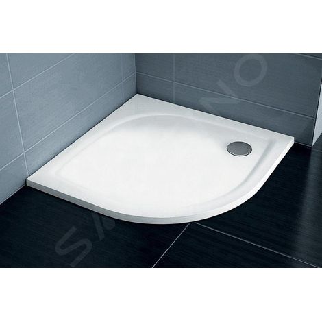 Ravak Galaxy Pro Flat - Receveur de douche quart de rond Elipso Pro-80 Flat, 800x800 mm, blanc XA234411010 (1/3)