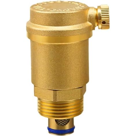 CCYKXA Automatisches Schnellentlüftungsventil 20 mm DN15 aus Messing, 1 Stück. Automatisches Entlüftungsventil für Heizkessel, Heizkörper und Solarwarmwasserbereiter.