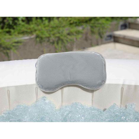 Bestway Coussin de bain spa 2 pcs Gris 23 x 13 x 5 cm Acier et PVC (1/5)