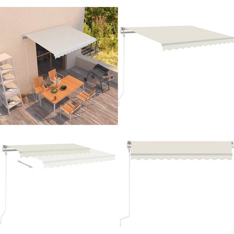 Markise Automatisch Einziehbar 300x250 cm Creme - Markise - Markisen - Home & Living (1/5)