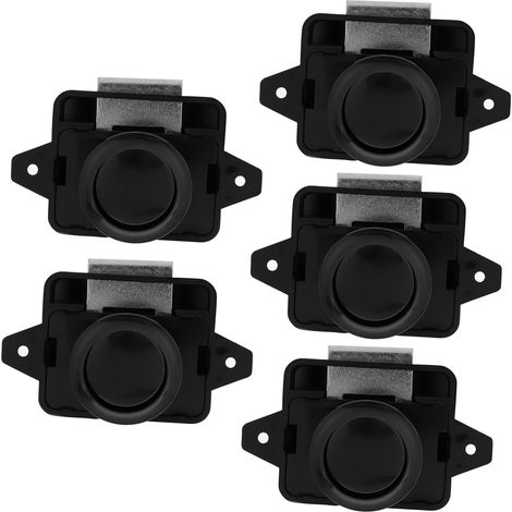Verrou de porte UKCOCO à 5 boutons, poussoirs, verrou flexible (1/5)