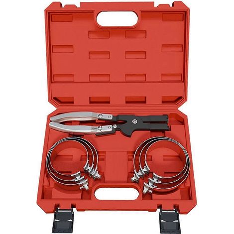 Kit d'outils de réparation automobile : pince de serrage universelle, compresseur de segments de piston et de cylindre, outils de démontage automobile (1/5)