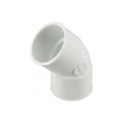 Nicoll - Coude FF 45° Ø40mm PVC blanc - CH44B (1/3)