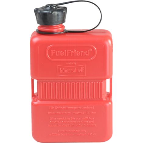 FuelFriend PLUS 1,0 L, PE-HD rouge avec raccord fileté noir (1/5)