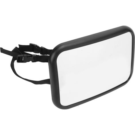Rétroviseur enfant incassable pour voiture, camion, van ou SUV, vue arrière panoramique, pivot 360°, miroir convexe sécurisé pour nourrisson, orientation réglable, sans casse. (1/5)