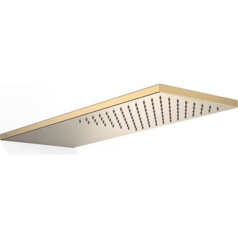 TRES 29990302OM COMPLEMENTOS DE DUCHA Rociador De Ducha A Pared Color Oro Mate 24K - ref: 29990302OM