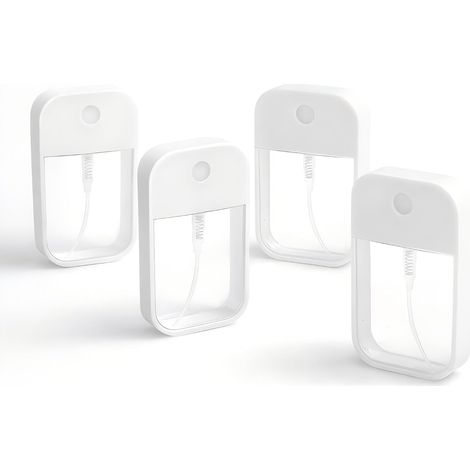 Sollbry 4 Flacons Vaporisateur 50ml au Format Carte, Mini Brumisateur Réutilisable, flacon spray vide pour Parfum, Eau, Soins Corporels, Cosmétiques, Idéal pour Voyage et Sac à Main (1/5)