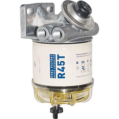 Die Öl-Wasser-Abscheiderbaugruppe R45T eignet sich für Nassfilter von kleinen Dieselmotoren, die in Schnellbooten, Tankern und anderen Schiffen eingesetzt werden. (1/4)