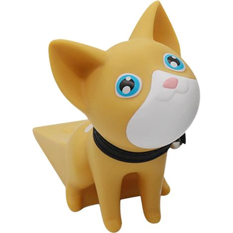 Butée de porte Unomor en PVC couleur kaki motif chat bloque (1/5)